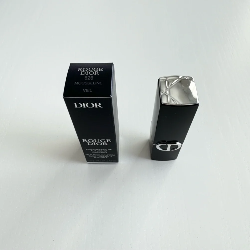 NEW Dior Beauty Rouge 626 Mousseline Veil Lipstick Makeup